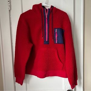 J Crew Polartec 1/2 Zip Sherpa Fleece - Large